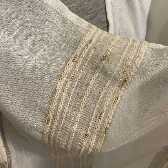 Textured Woven Lightweight Cover Up NWT - Picture 4 of 6